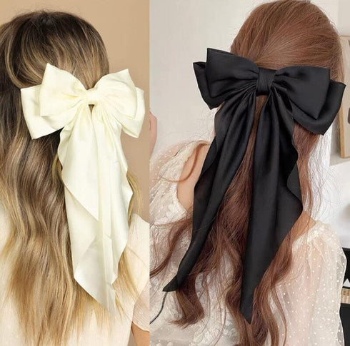 Big Satin Layered Hair Bow